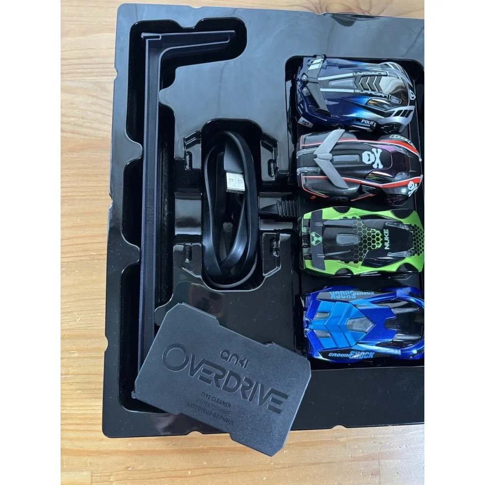 Anki Overdrive Cars Guardian Skull Nuke and Ground Shock Charger & Tire Cleaner